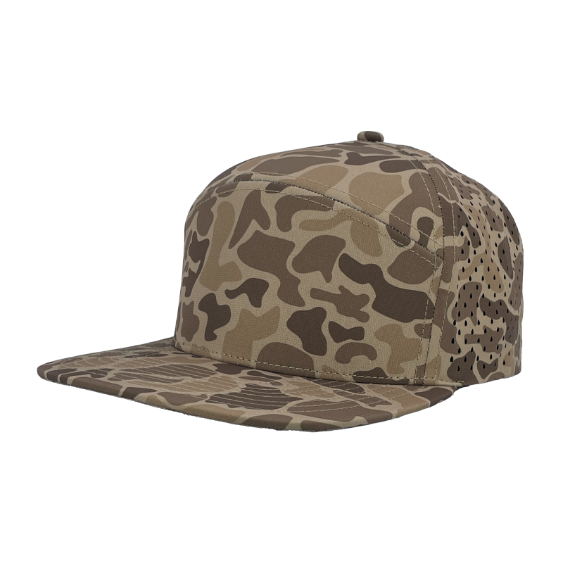 Custom Embroidered Zapped Headwear Osprey 7 Panel Perforated Cap