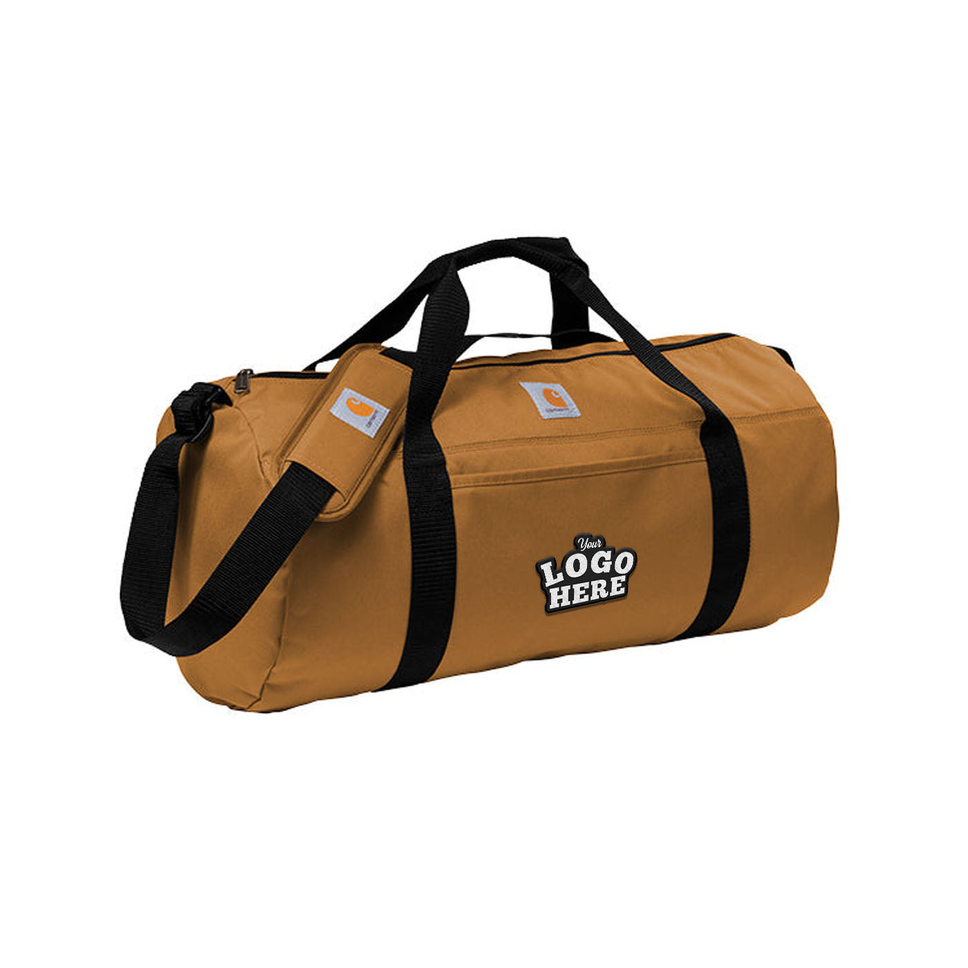 Custom Embroidered Carhartt CT89105112 Canvas Packable Duffel Bag with Pouch