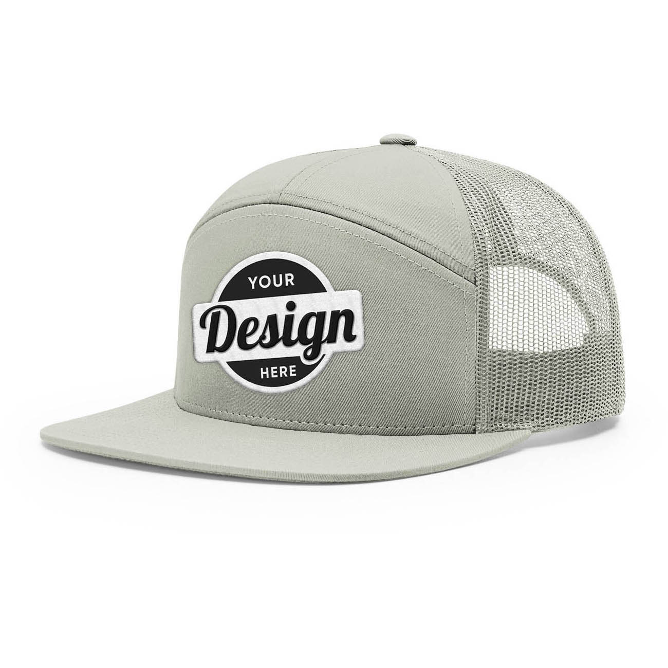 24 Hats Custom Logo Richardson 168 7 Panel Trucker Hats Embroidered Package Deal