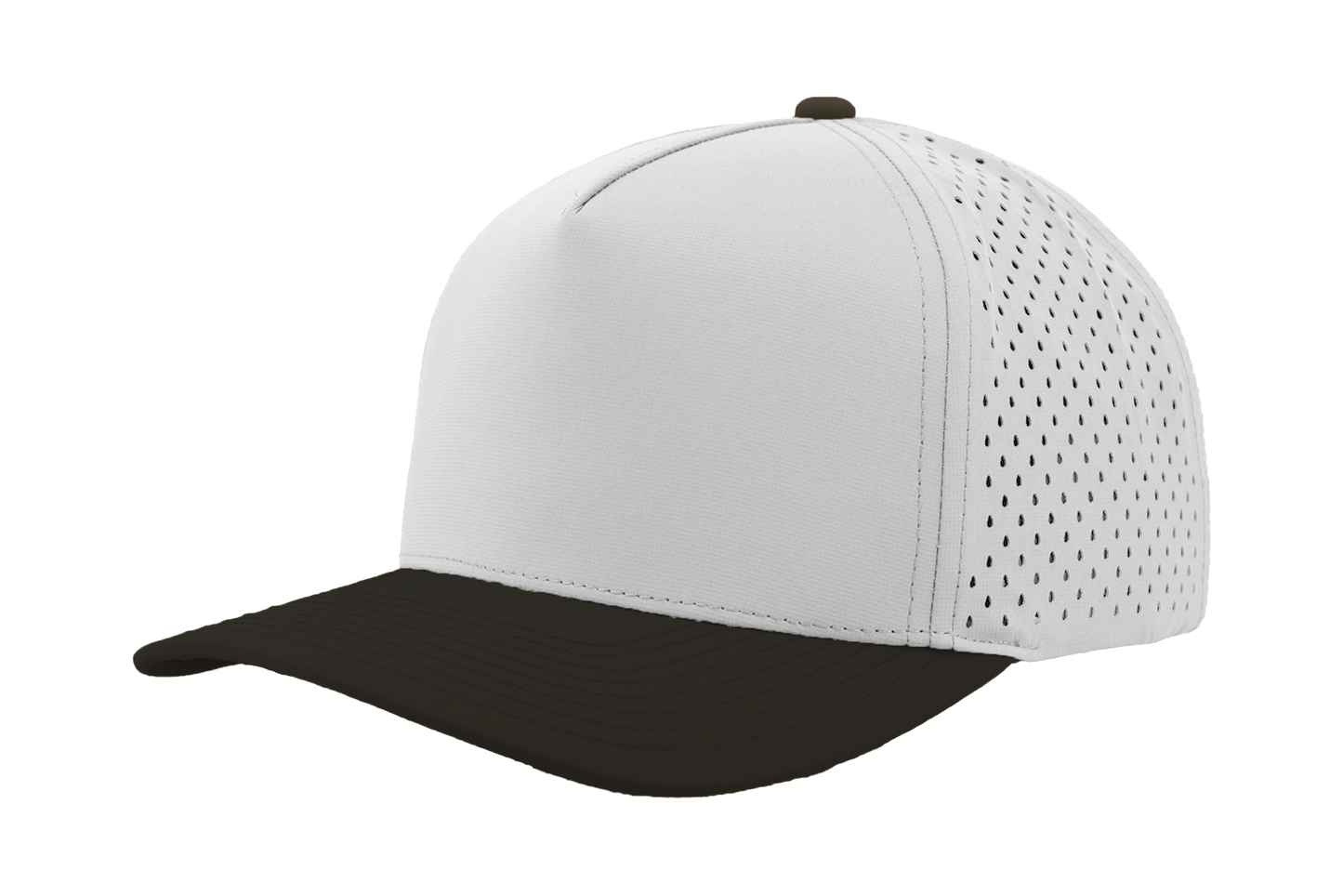 Custom Patch Zapped Headwear Blackhawk 5 Panel Perforated Cap