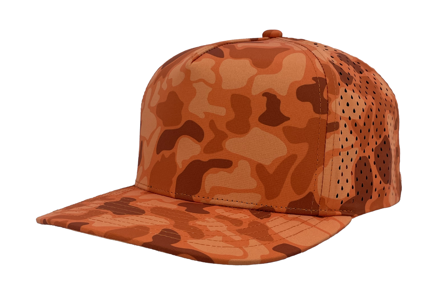 Custom Patch Zapped Headwear Blackhawk 5 Panel Perforated Cap