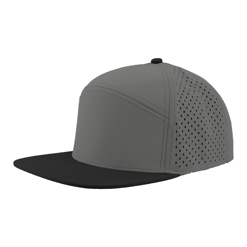 Custom Embroidered Zapped Headwear Osprey 7 Panel Perforated Cap