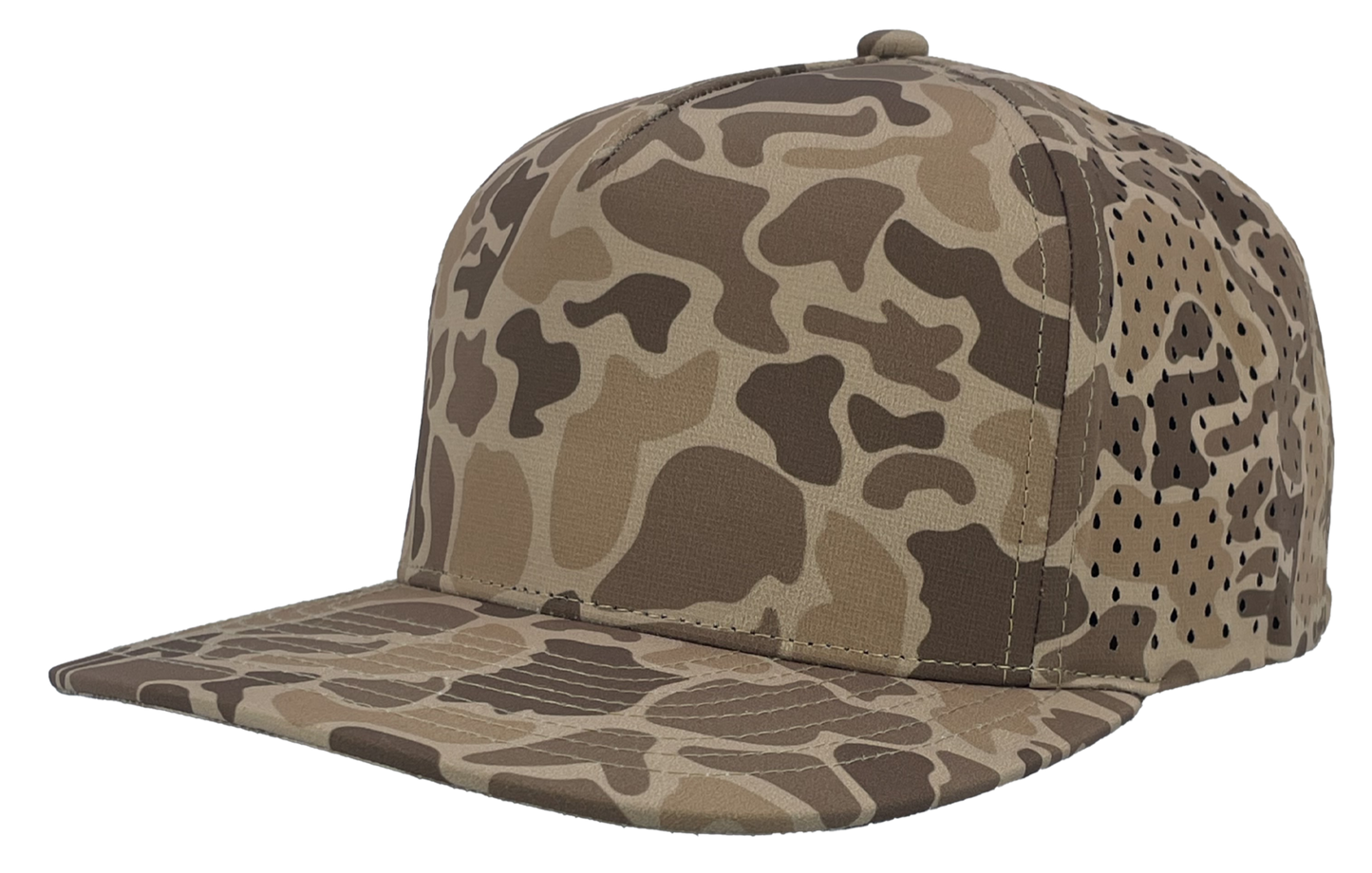 Custom Patch Zapped Headwear Blackhawk 5 Panel Perforated Cap