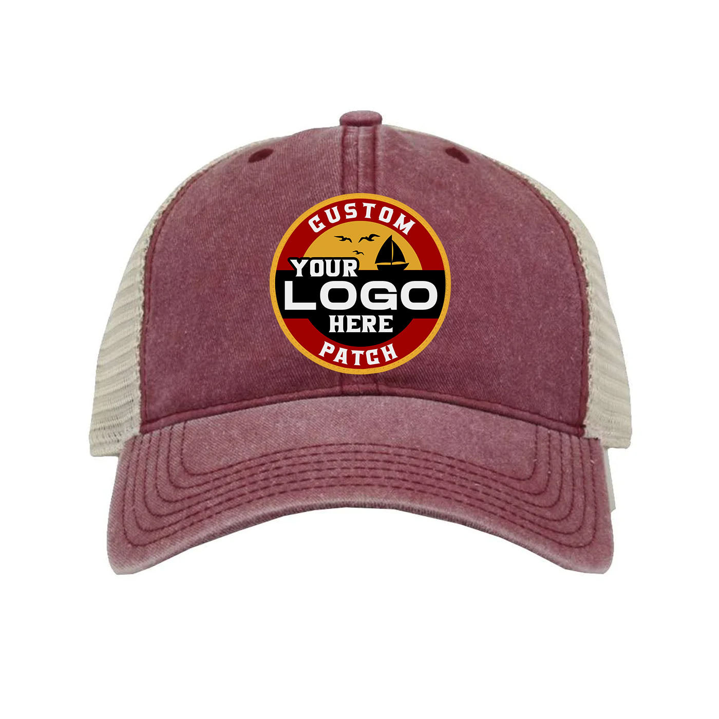 Custom Patch The Game GB460 Pigment-Dyed Trucker Cap