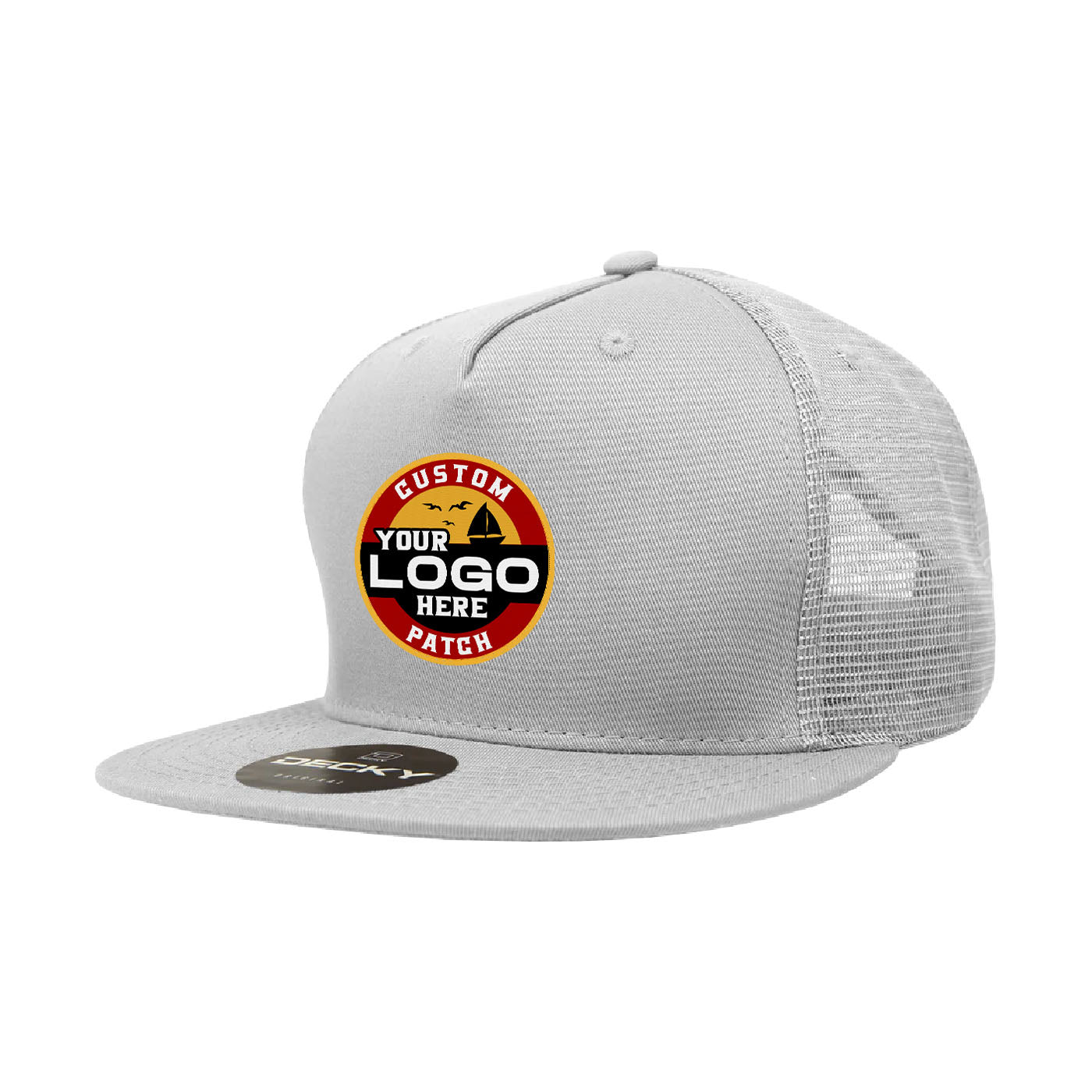 Custom Patch Decky 1040 - 5 Panel Trucker Snapback Hat
