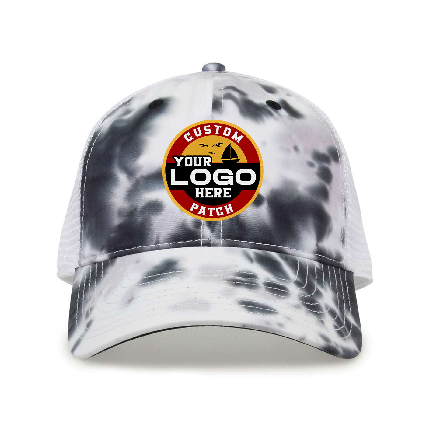 Custom Patch The Game GB470 Lido Tie-Dyed Trucker Cap
