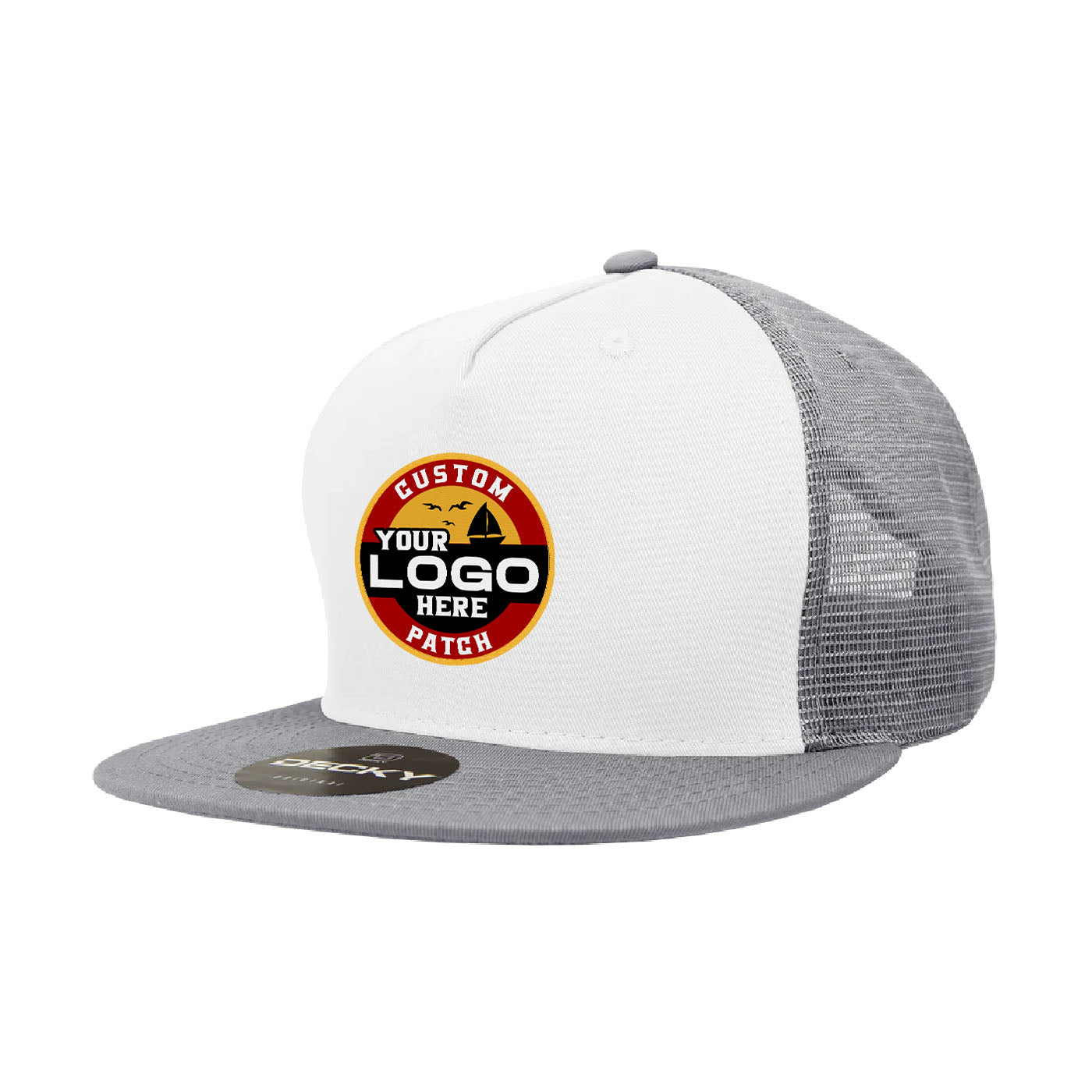 Custom Patch Decky 1040 - 5 Panel Trucker Snapback Hat