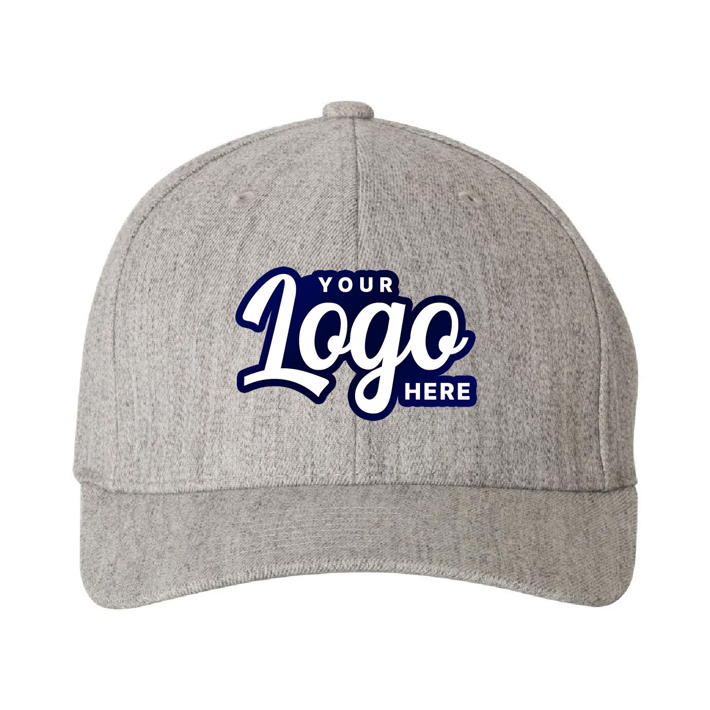 Custom Embroidered Flexfit 6477 Wool-Blend Cap