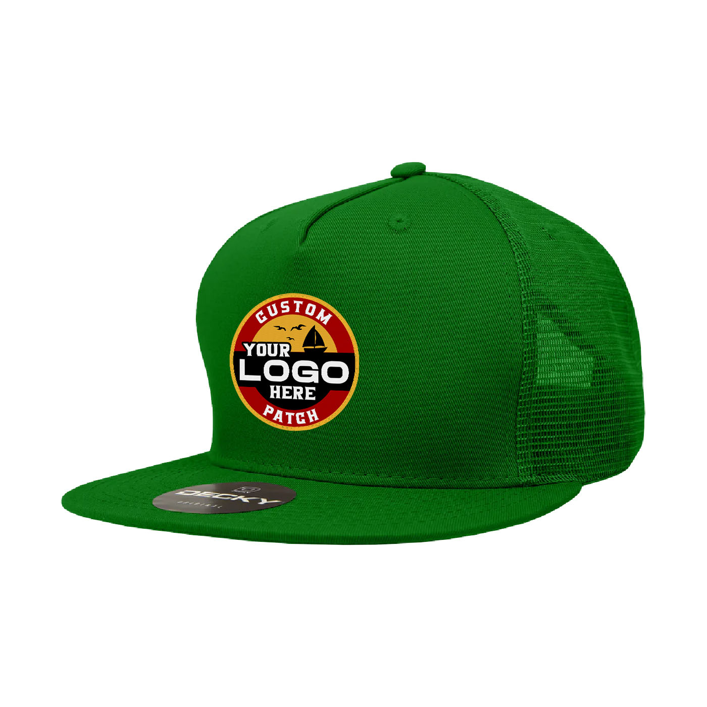 Custom Patch Decky 1040 - 5 Panel Trucker Snapback Hat
