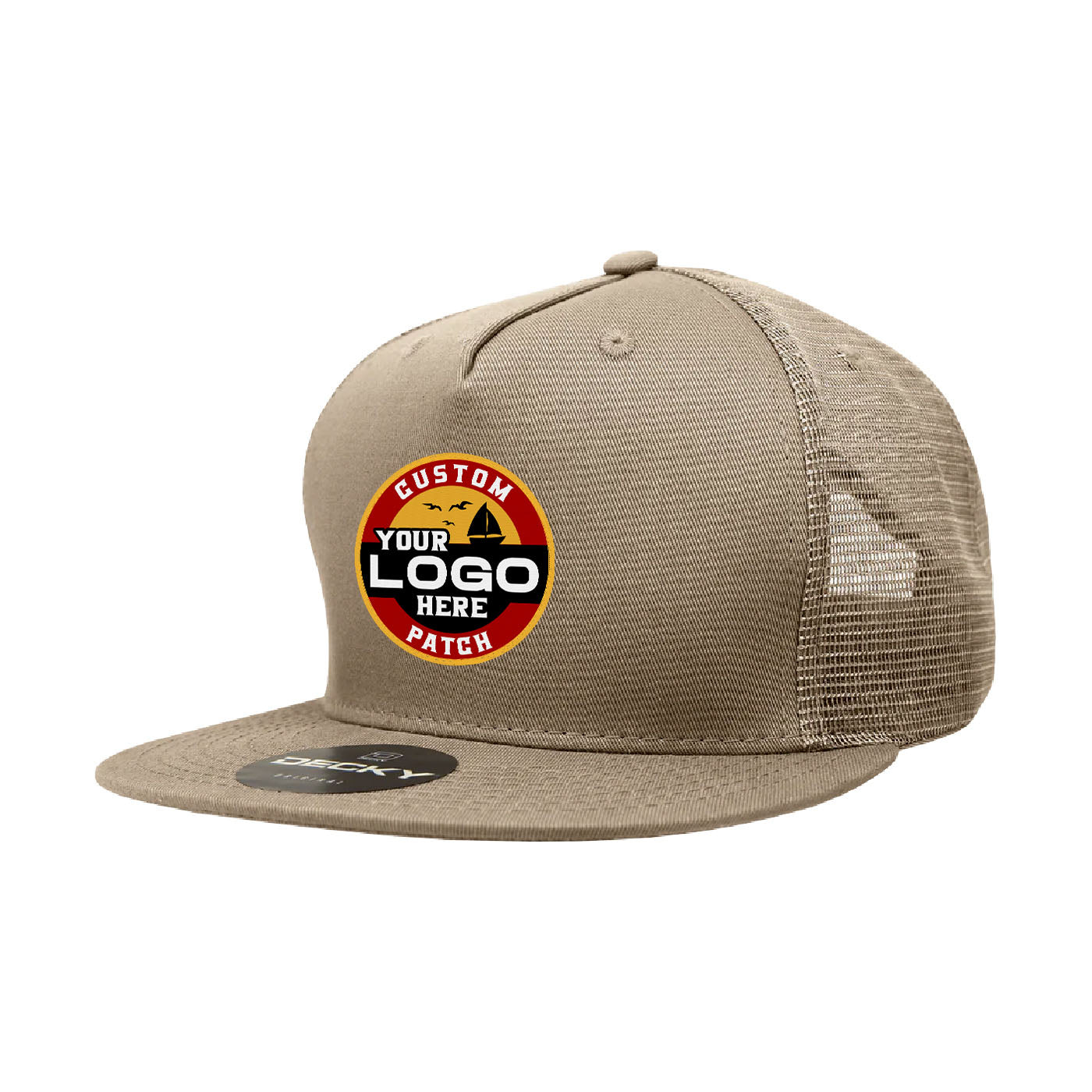 Custom Patch Decky 1040 - 5 Panel Trucker Snapback Hat