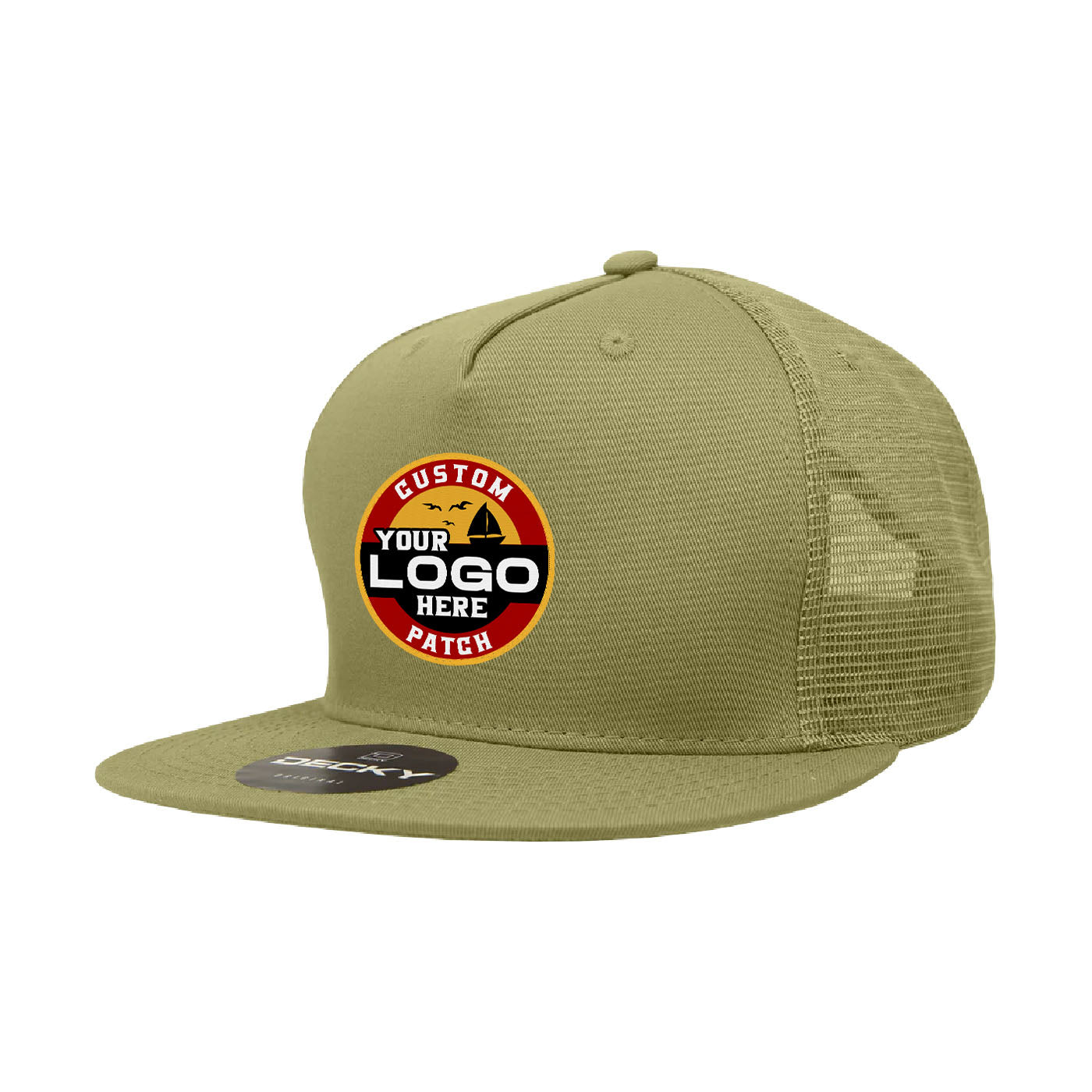 Custom Patch Decky 1040 - 5 Panel Trucker Snapback Hat