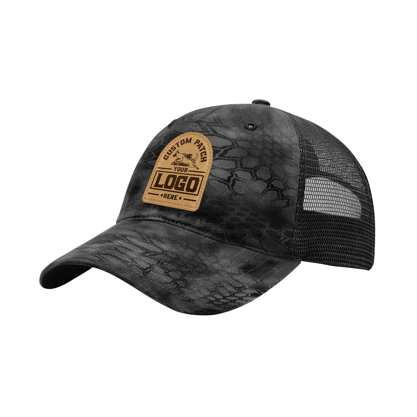 Custom Patch Richardson 111P Garment Washed Printed Trucker Hat