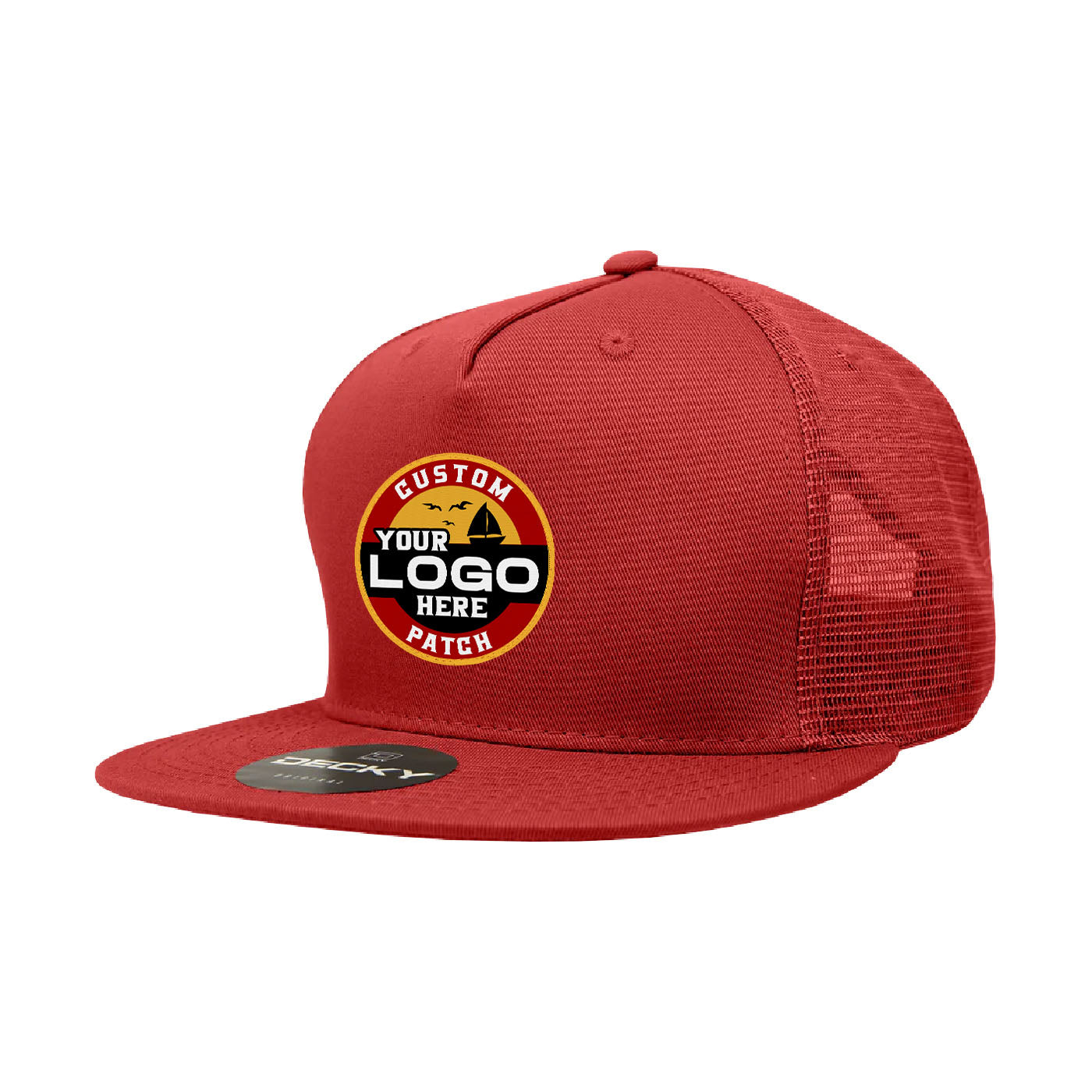 Custom Patch Decky 1040 - 5 Panel Trucker Snapback Hat