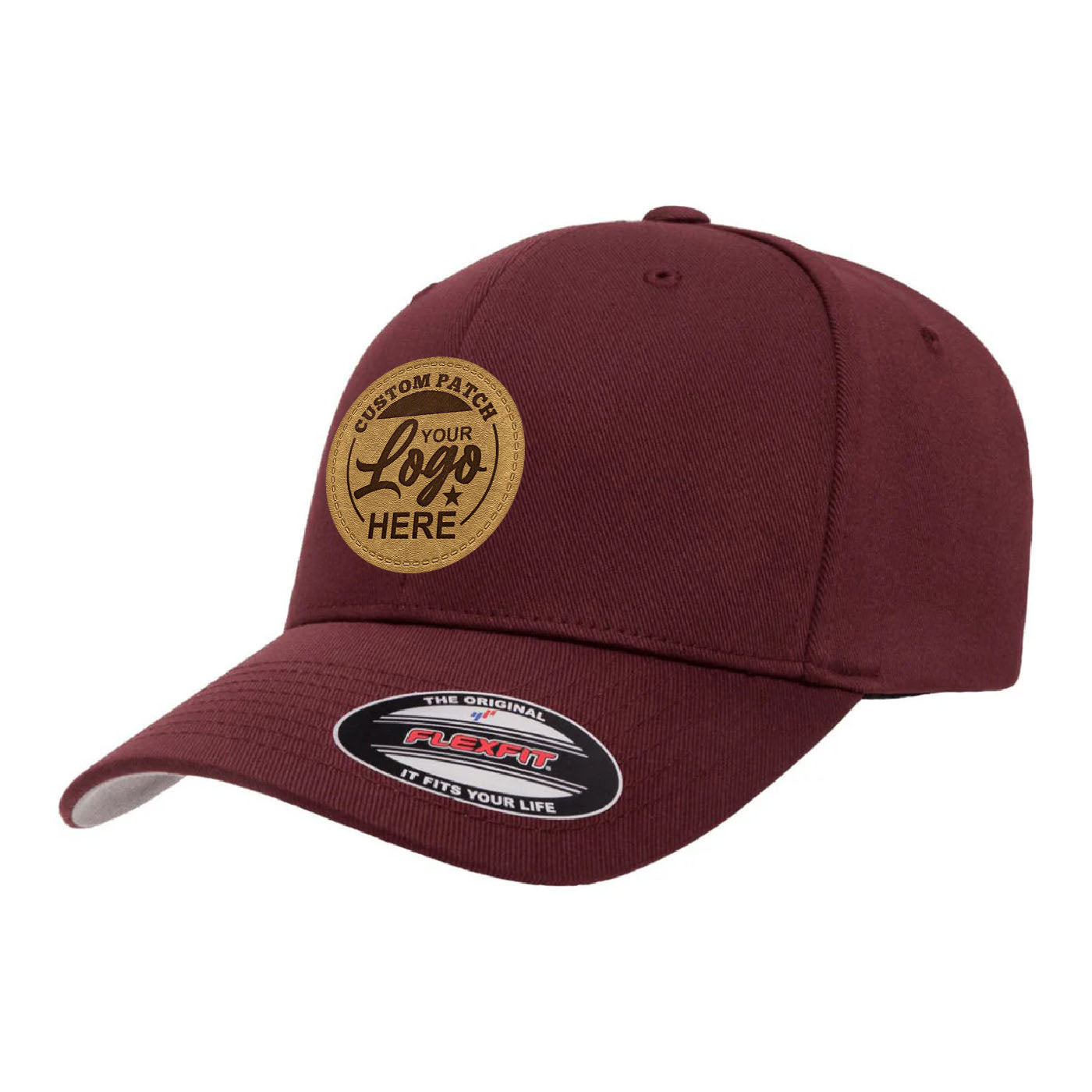 Custom Patch Flexfit 6277 Wooly Combed Cotton Blend Cap