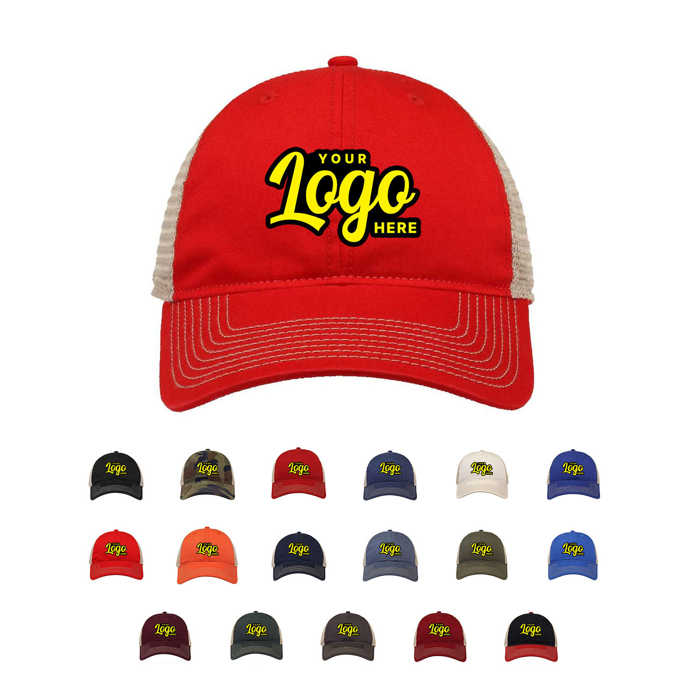 Custom Embroidered The Game GB880 Soft Trucker Cap