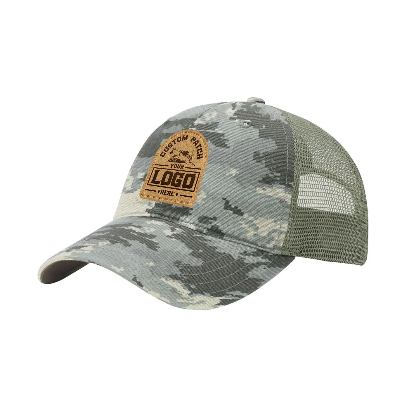 Custom Patch Richardson 111P Garment Washed Printed Trucker Hat