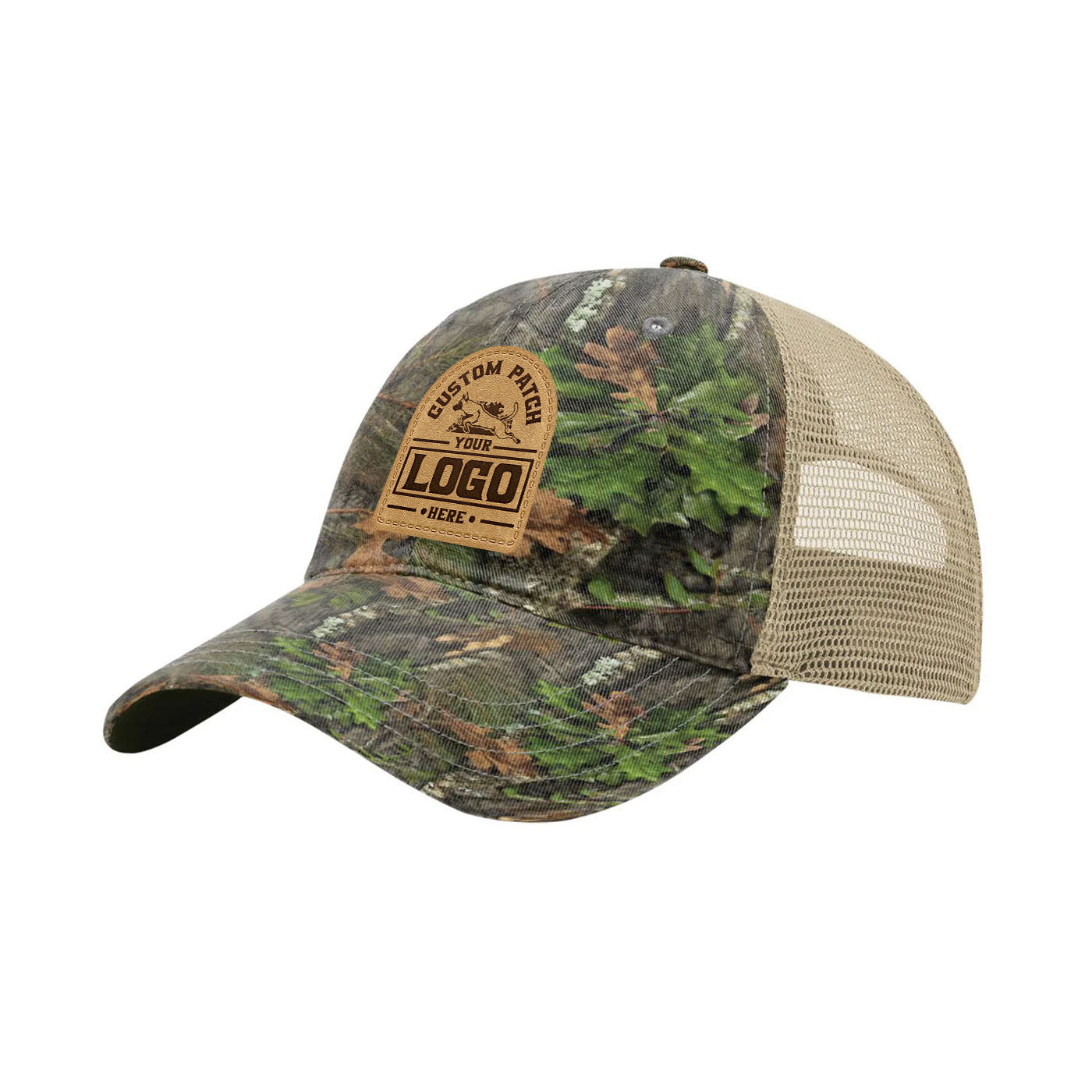 Custom Patch Richardson 111P Garment Washed Printed Trucker Hat