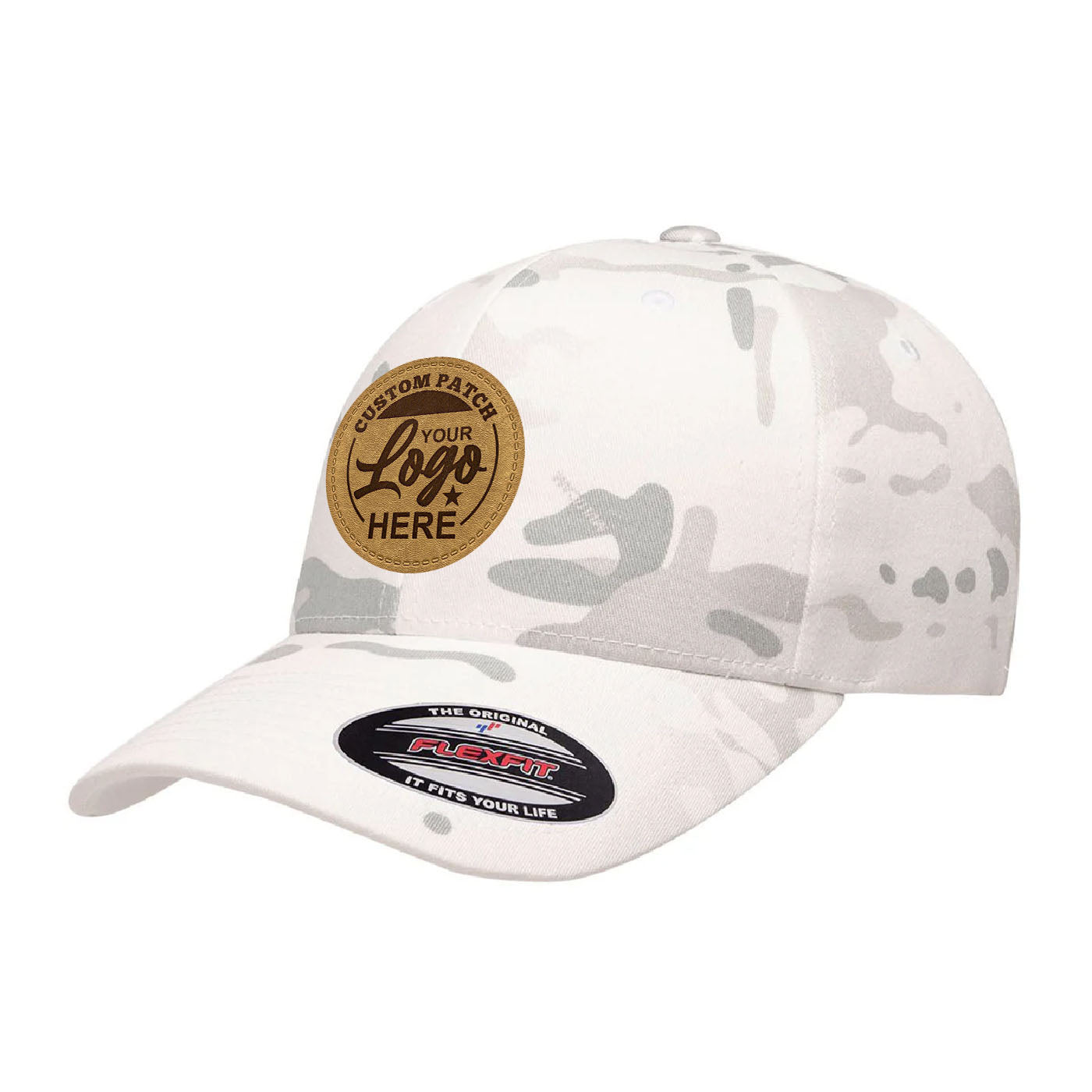 Custom Patch Flexfit 6277 Wooly Combed Cotton Blend Cap