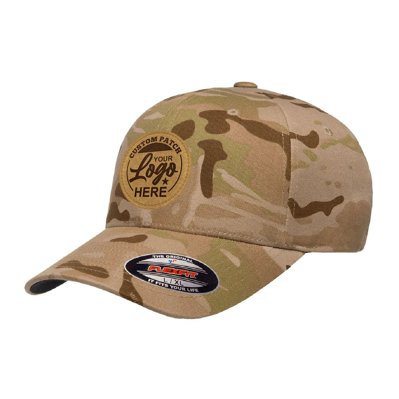Custom Patch Flexfit 6277 Wooly Combed Cotton Blend Cap
