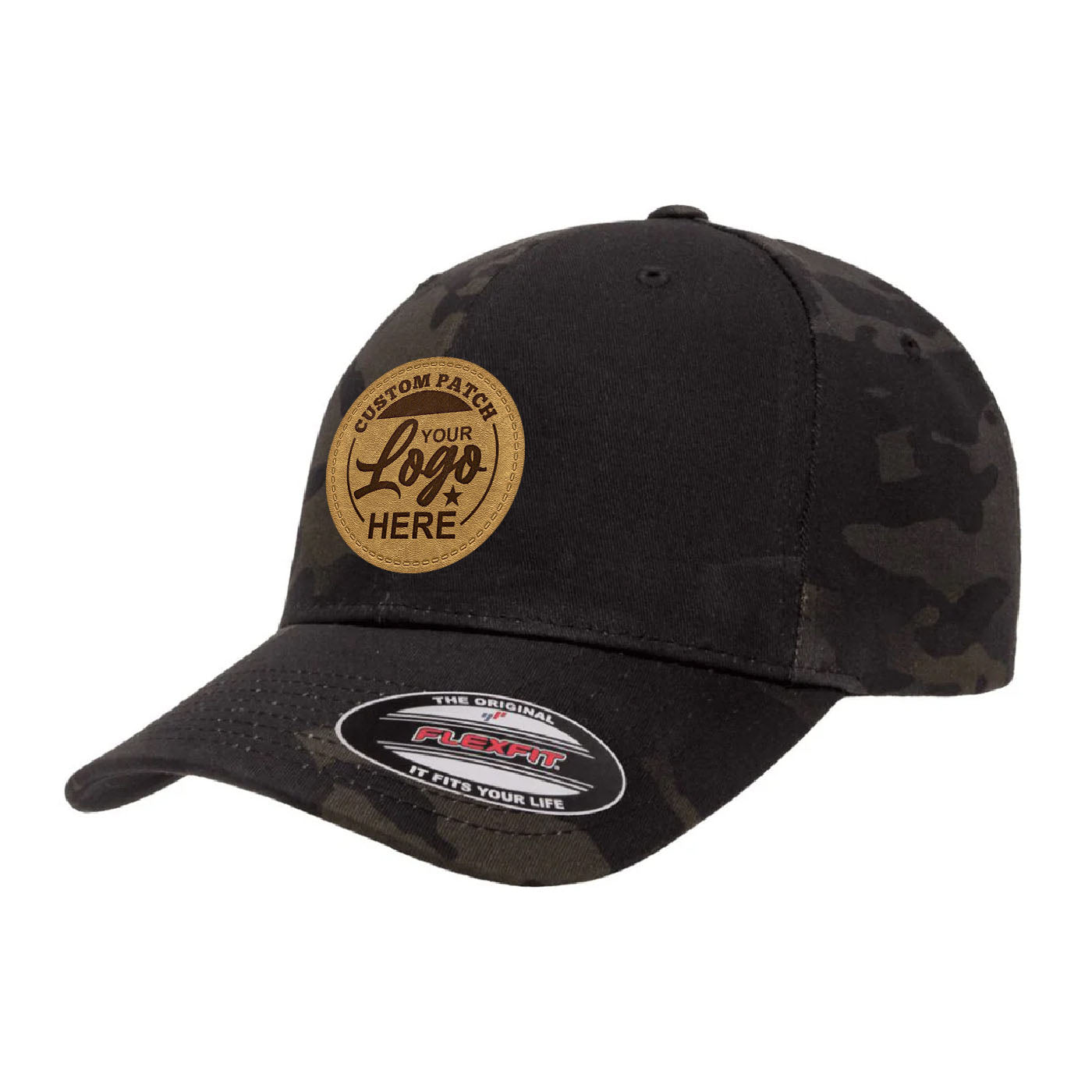 Custom Patch Flexfit 6277 Wooly Combed Cotton Blend Cap