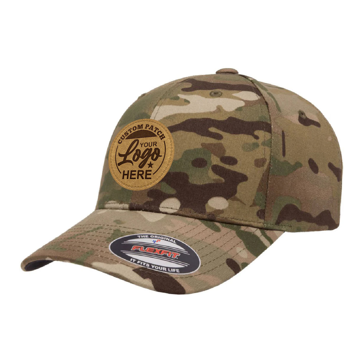 Custom Patch Flexfit 6277 Wooly Combed Cotton Blend Cap