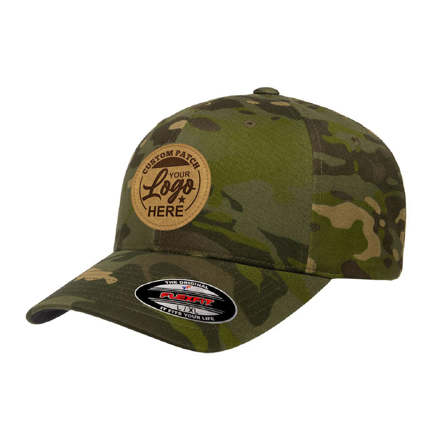 Custom Patch Flexfit 6277 Wooly Combed Cotton Blend Cap