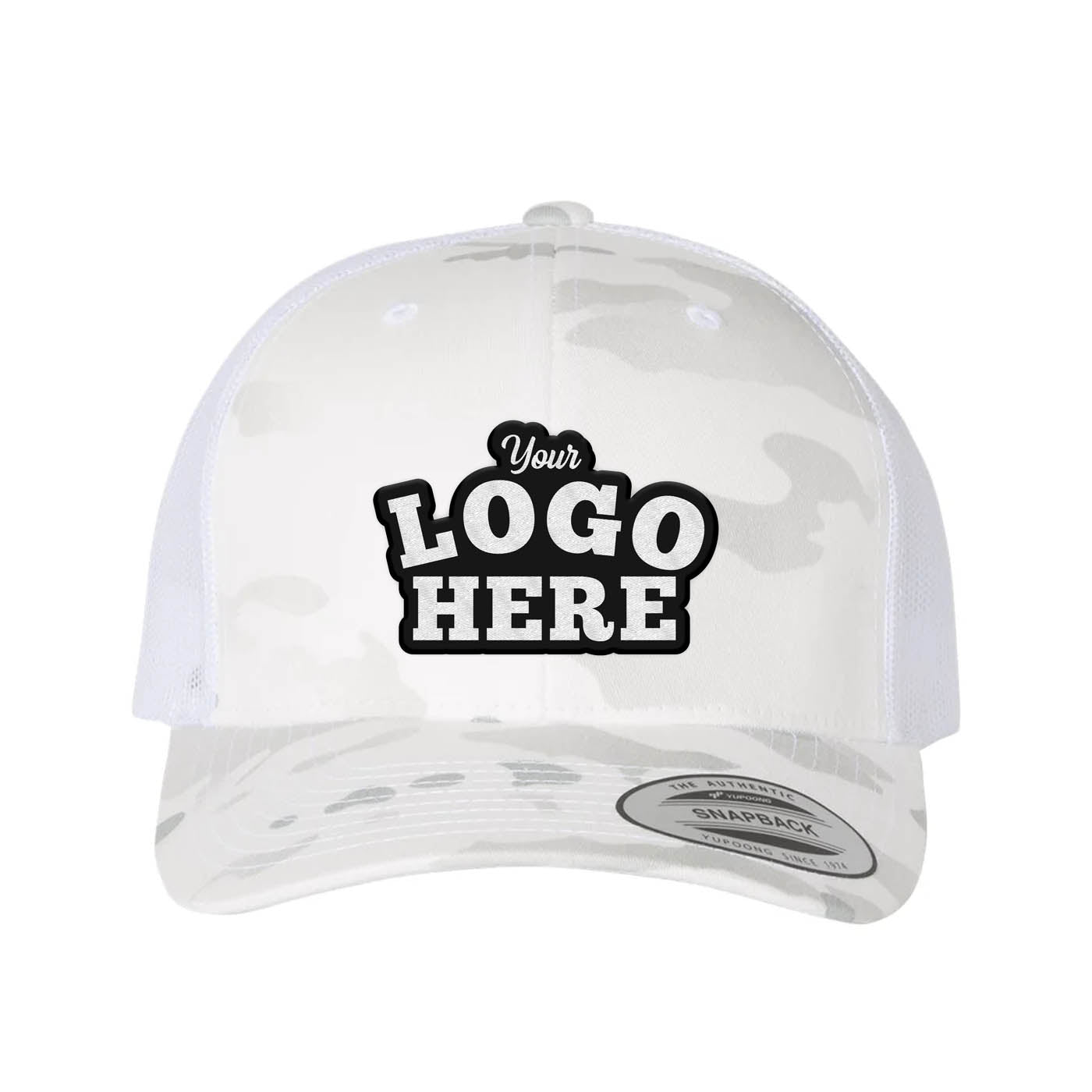 Custom Embroidered YP Classics, Yupoong 6606 - 6-Panel Retro Trucker Cap