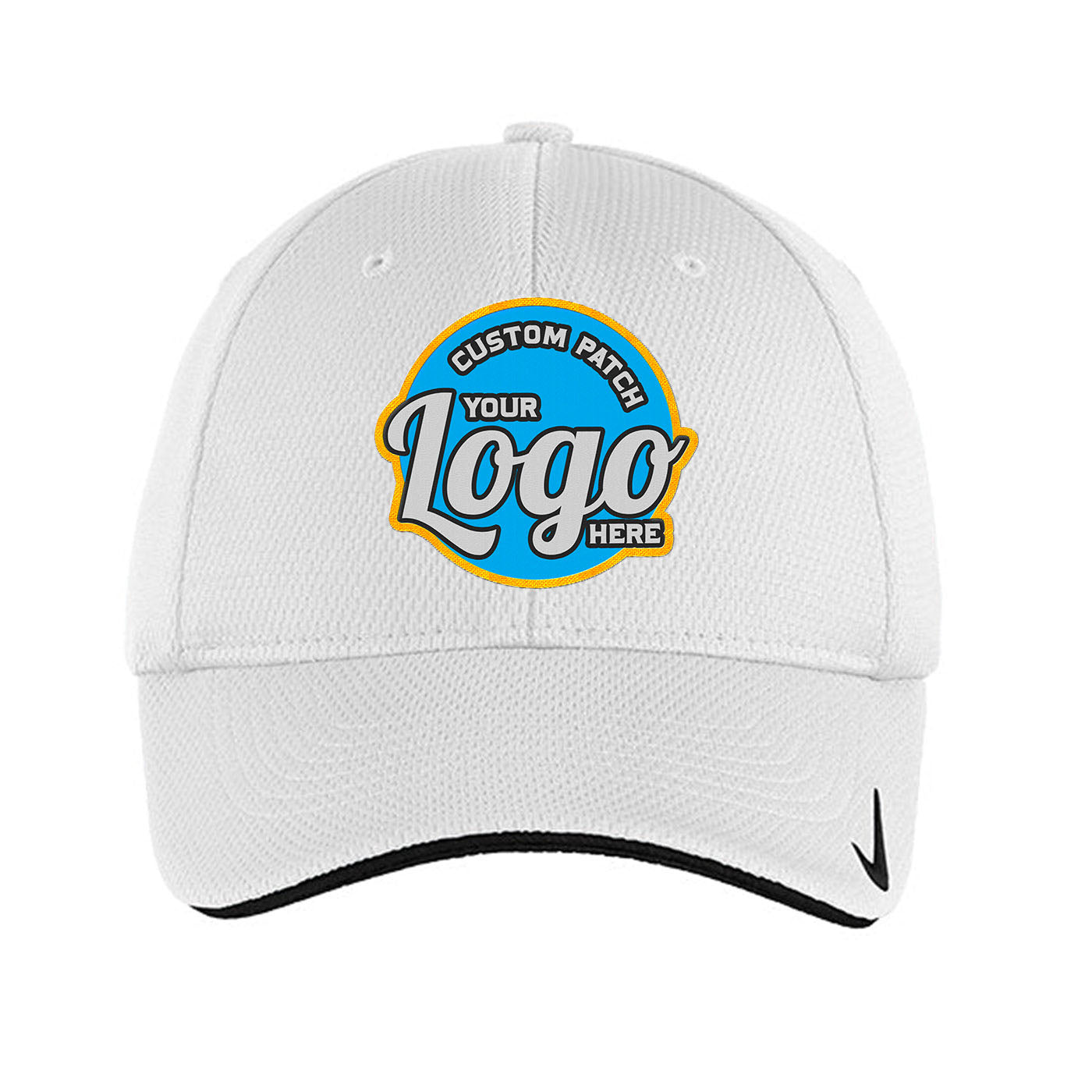 Custom Patch Nike NKFD9718 Dri-FIT Stretch Mesh Sandwich Bill Cap