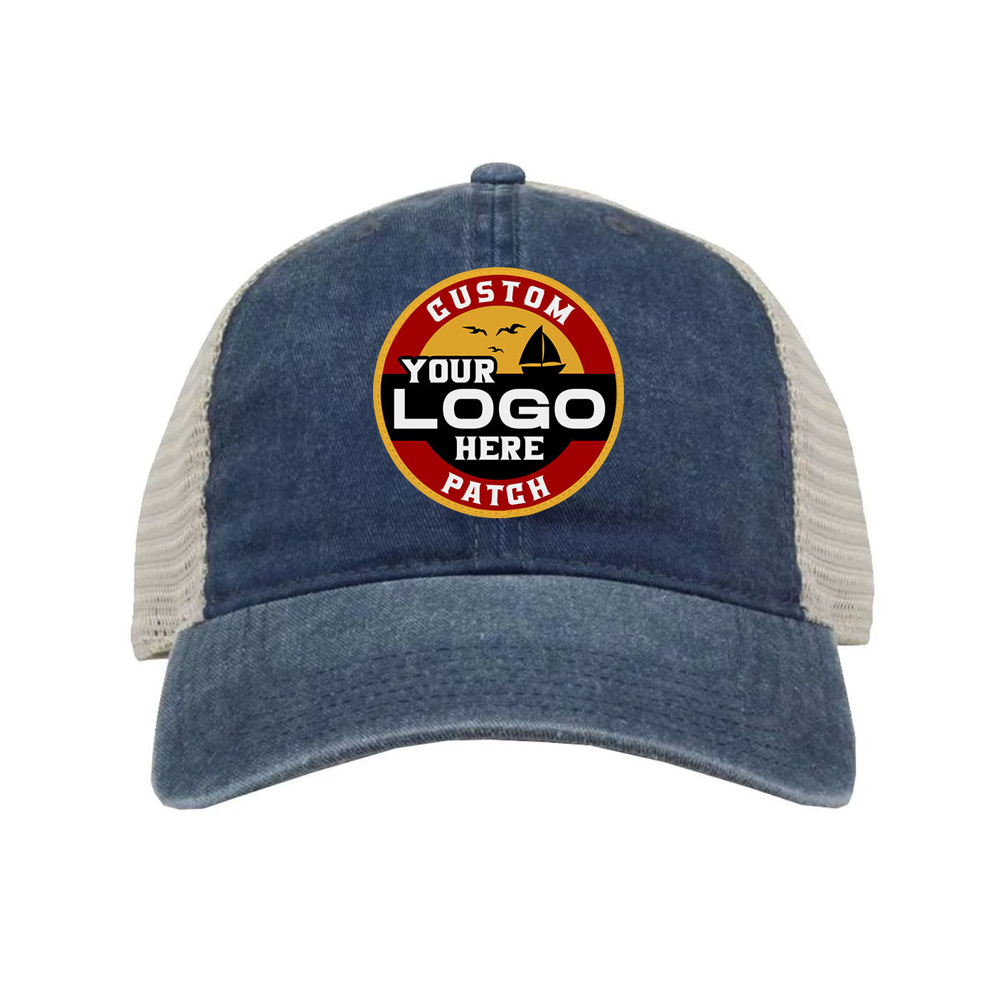Custom Patch The Game GB460 Pigment-Dyed Trucker Cap