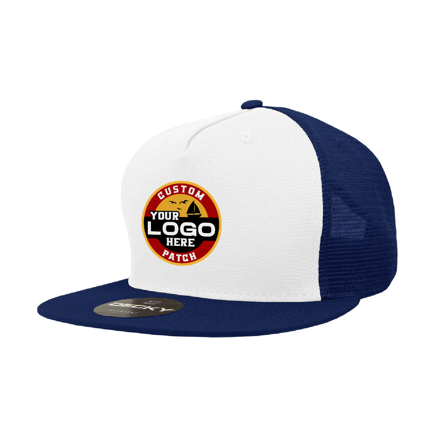 Custom Patch Decky 1040 - 5 Panel Trucker Snapback Hat