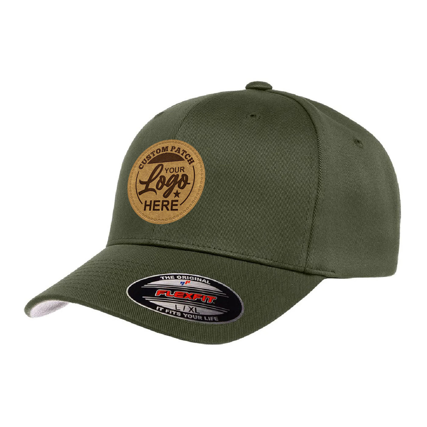 Custom Patch Flexfit 6277 Wooly Combed Cotton Blend Cap
