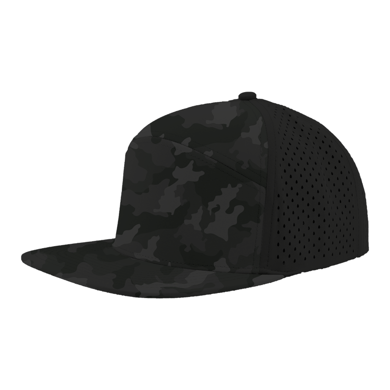 Custom Embroidered Zapped Headwear Osprey 7 Panel Perforated Cap