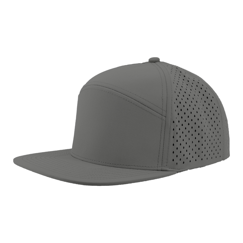 Custom Embroidered Zapped Headwear Osprey 7 Panel Perforated Cap