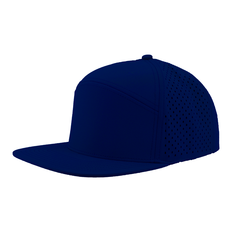Custom Embroidered Zapped Headwear Osprey 7 Panel Perforated Cap