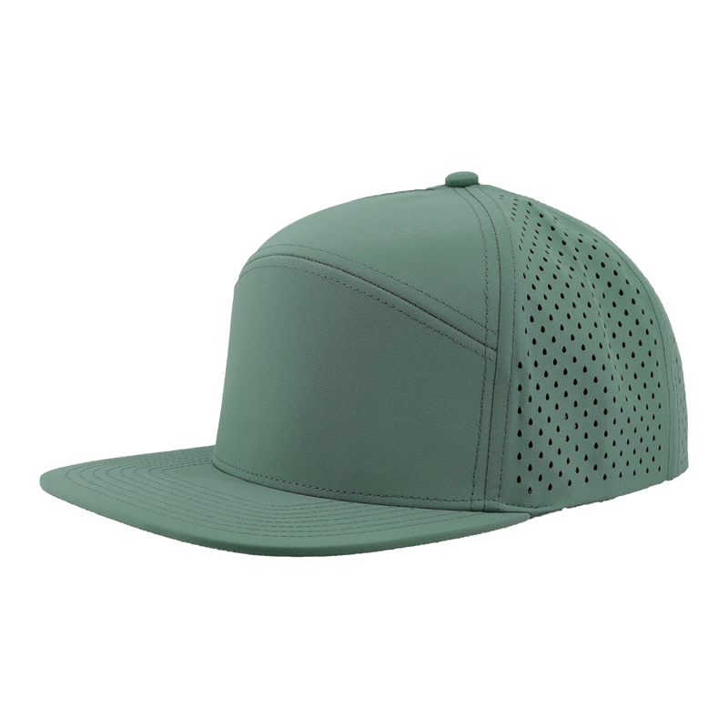 Custom Embroidered Zapped Headwear Osprey 7 Panel Perforated Cap