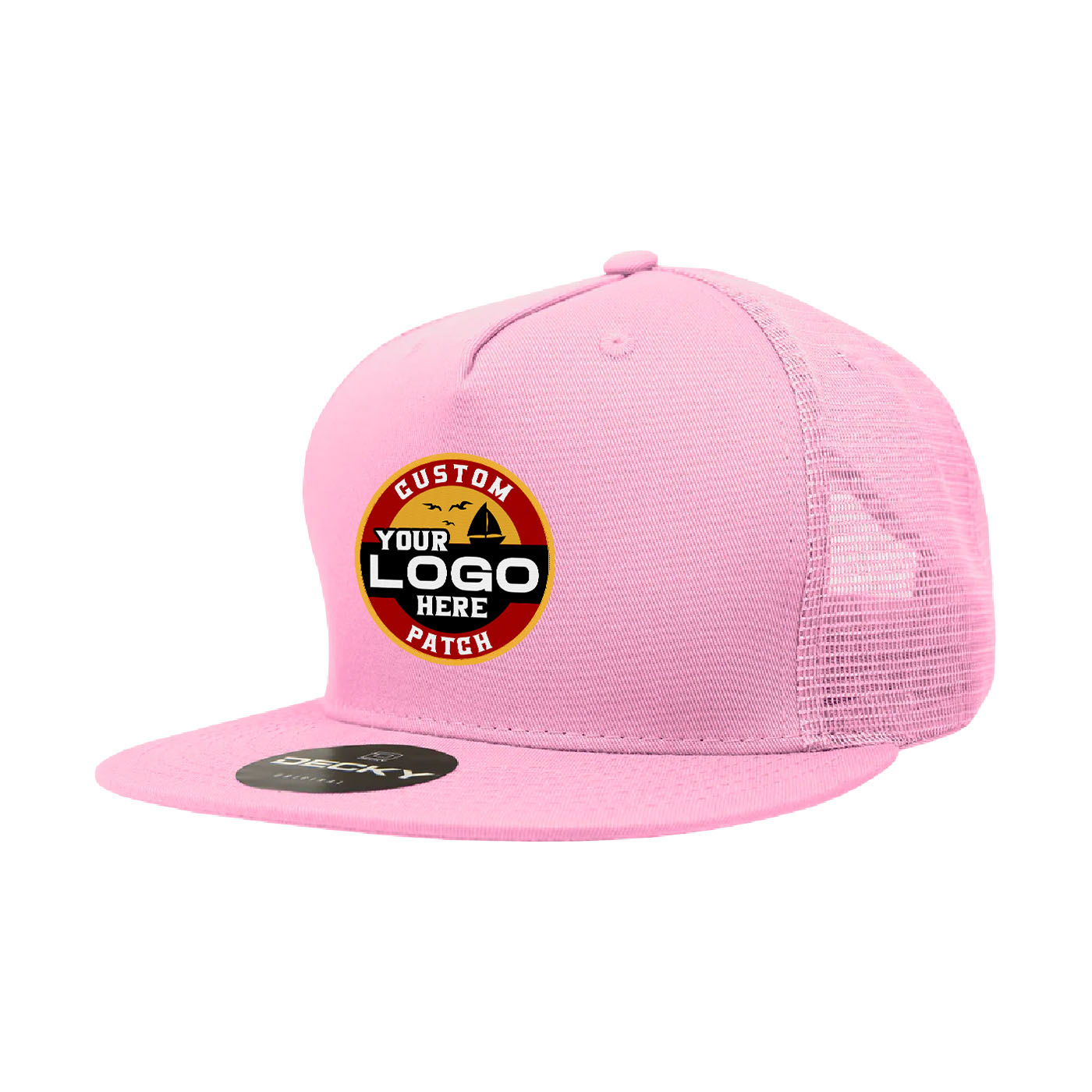 Custom Patch Decky 1040 - 5 Panel Trucker Snapback Hat