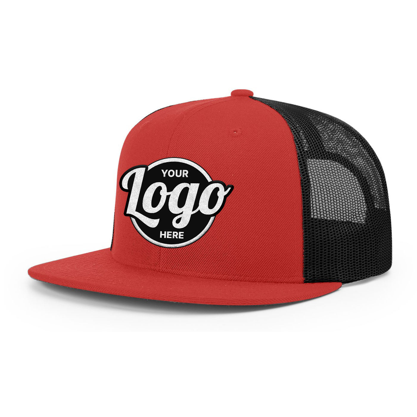 Custom Embroidered Richardson 511 Wool Blend Flat Bill Trucker Hat, Snapback