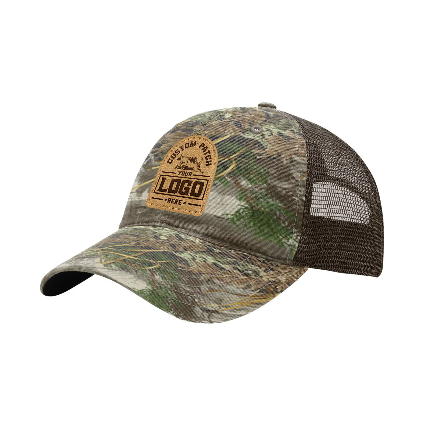 Custom Patch Richardson 111P Garment Washed Printed Trucker Hat
