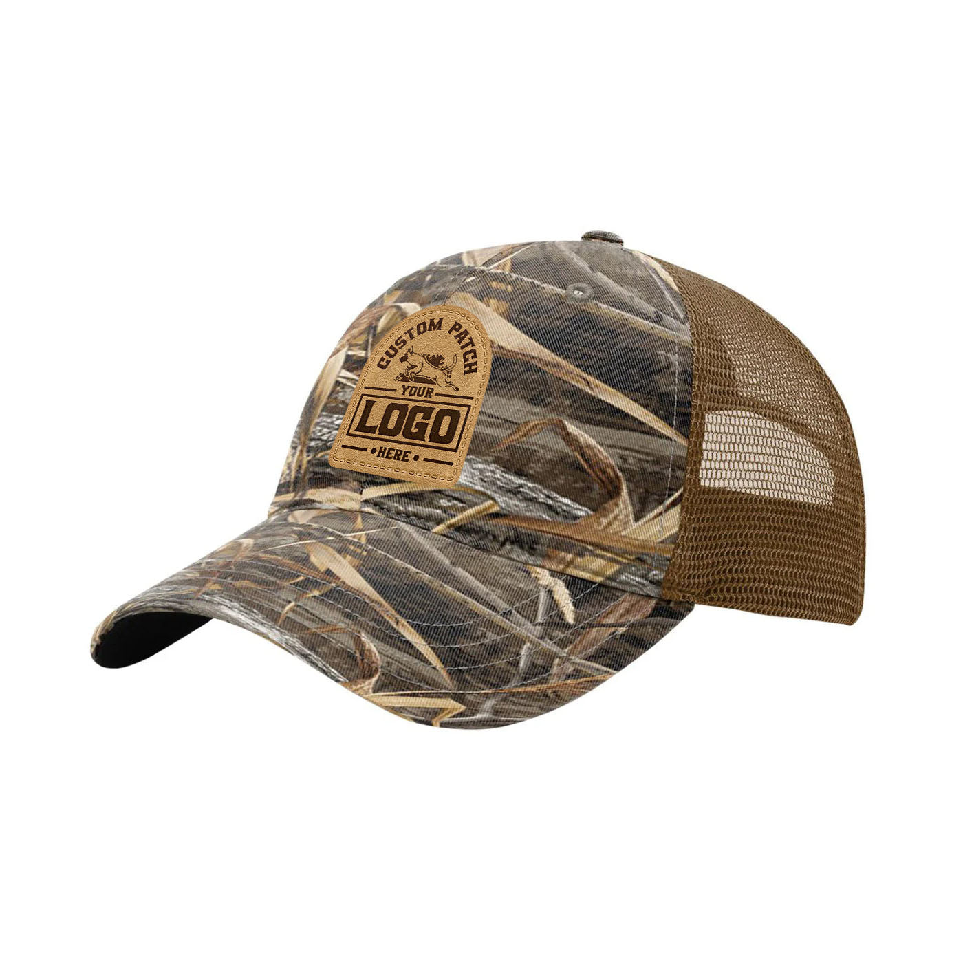 Custom Patch Richardson 111P Garment Washed Printed Trucker Hat