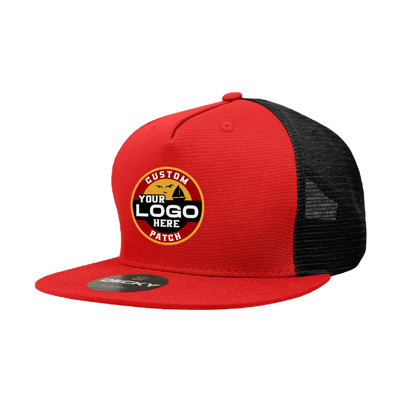 Custom Patch Decky 1040 - 5 Panel Trucker Snapback Hat