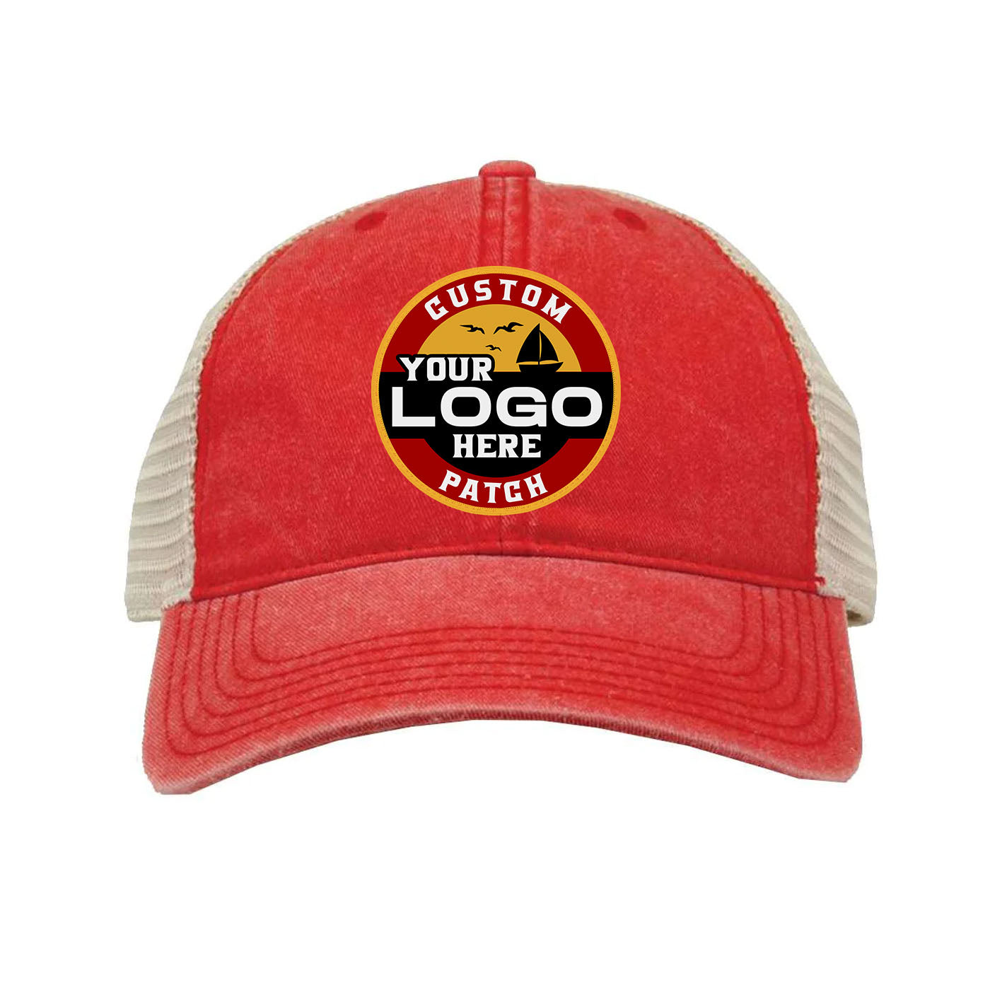Custom Patch The Game GB460 Pigment-Dyed Trucker Cap