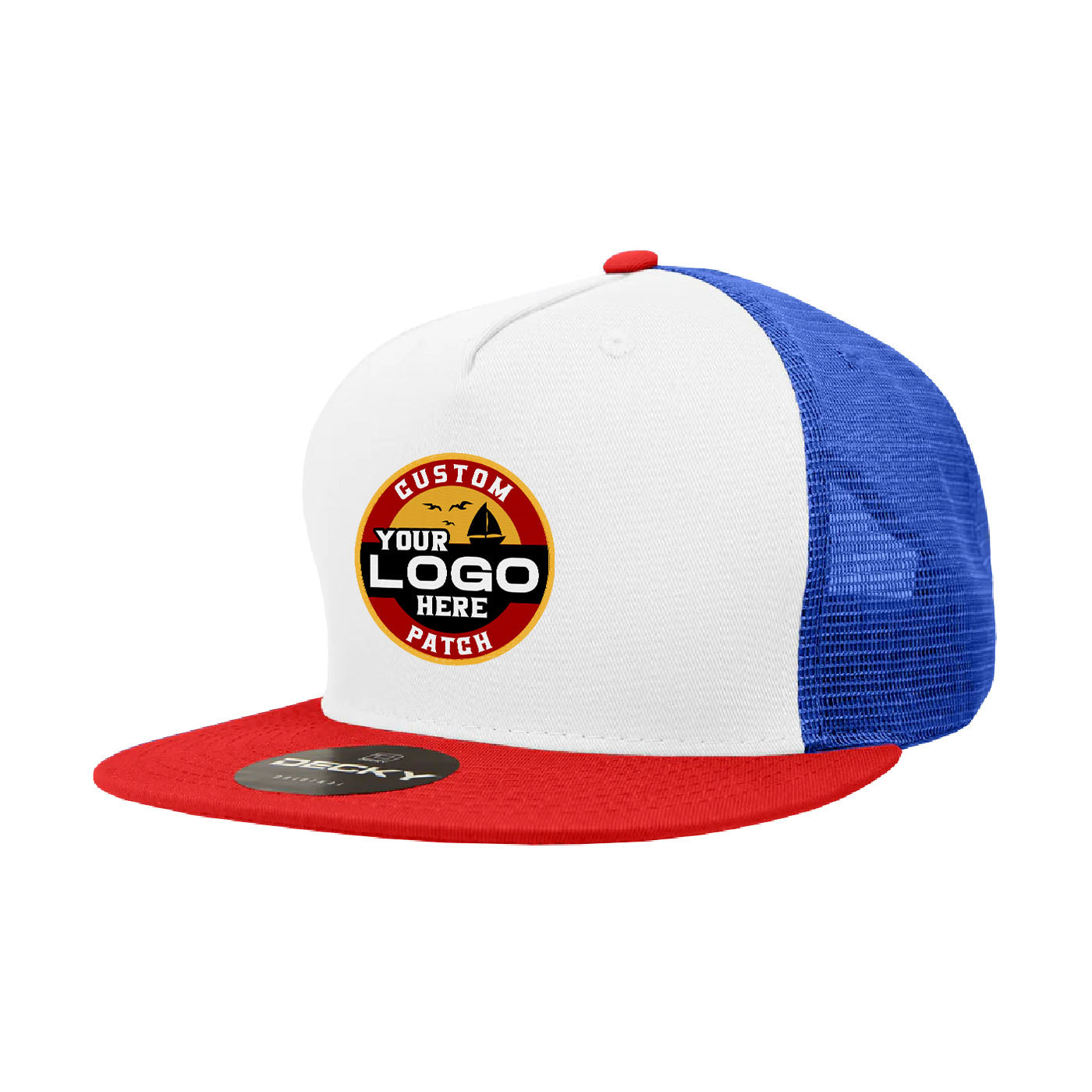 Custom Patch Decky 1040 - 5 Panel Trucker Snapback Hat
