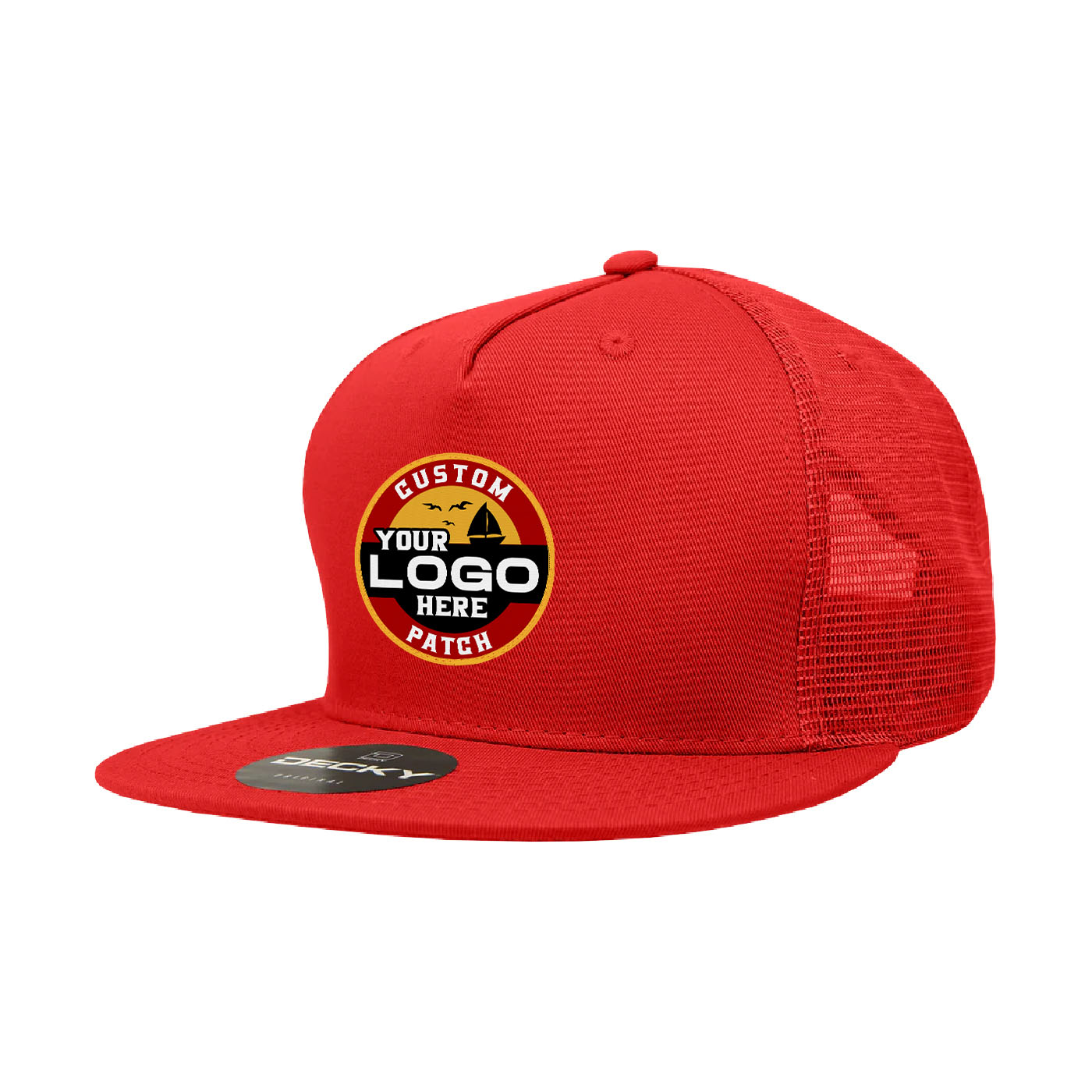 Custom Patch Decky 1040 - 5 Panel Trucker Snapback Hat