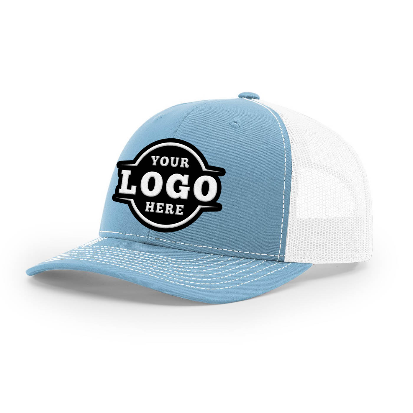 50 Hats Custom Logo Richardson 112 Trucker Hats Snapback Caps Embroidered Package Deal