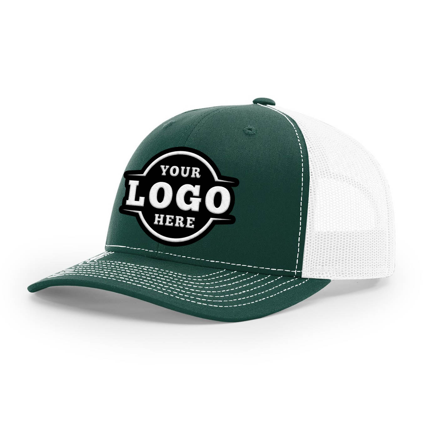 50 Hats Custom Logo Richardson 112 Trucker Hats Snapback Caps Embroidered Package Deal