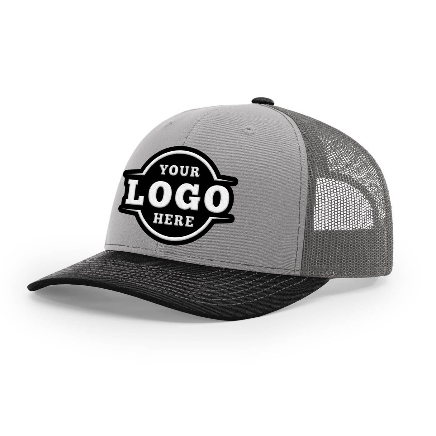 Custom Embroidered Richardson 112 Trucker Cap Tri Color Hats Three Colors