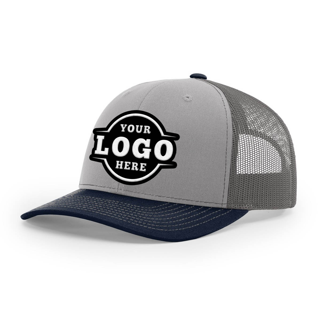 Custom Embroidered Richardson 112 Trucker Cap Tri Color Hats Three Colors