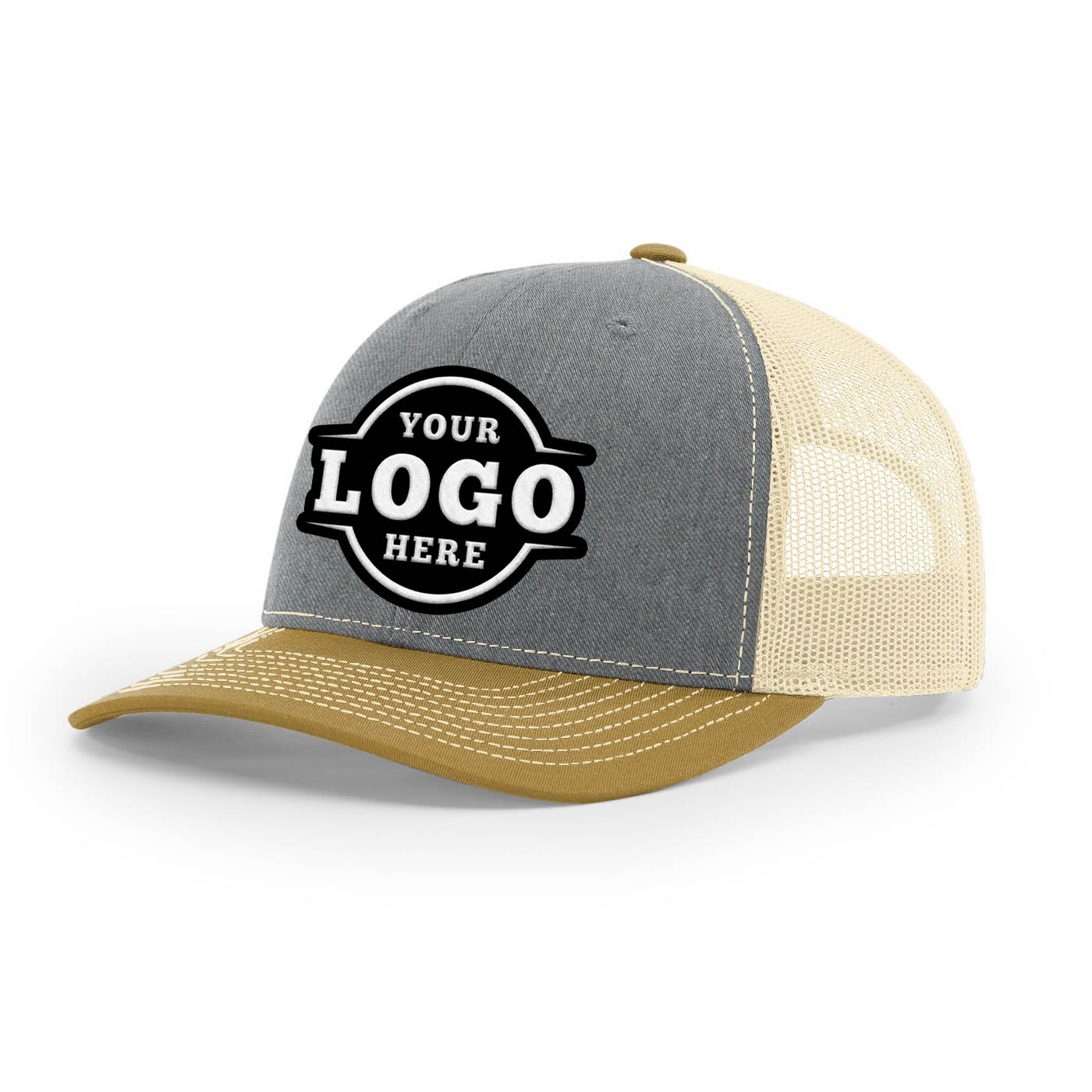 50 Hats Custom Logo Richardson 112 Trucker Hats Snapback Caps Embroidered Package Deal