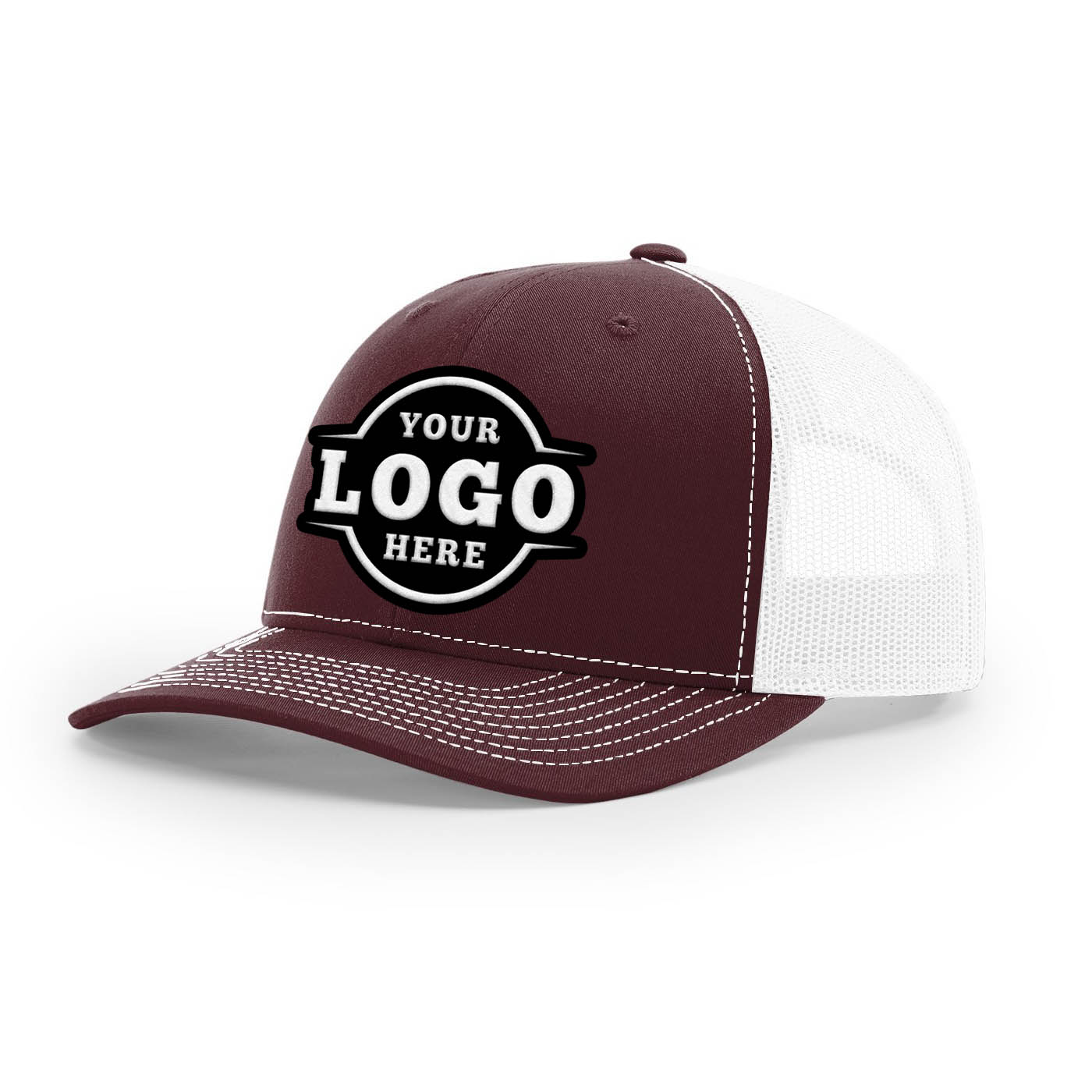 24 Hats Custom Logo Richardson 112 Trucker Hats Snapback Caps Embroidered Package Deal