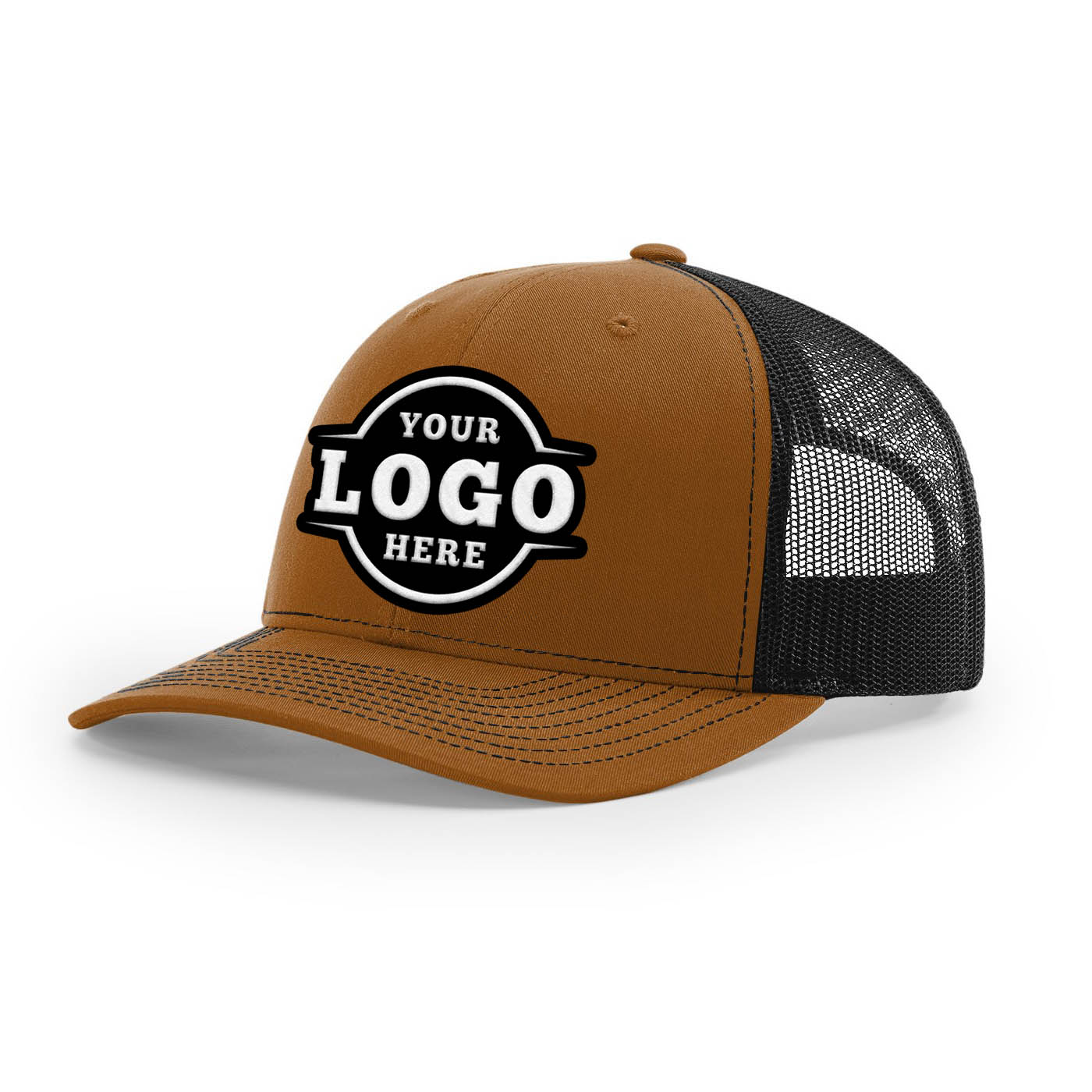 50 Hats Custom Logo Richardson 112 Trucker Hats Snapback Caps Embroidered Package Deal